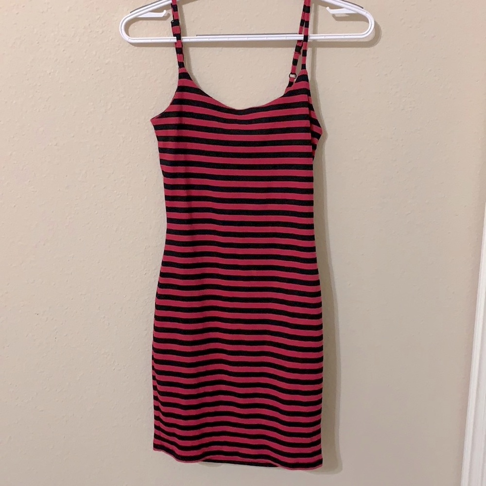 Betsey Johnson Archive Striped Bustle Dress